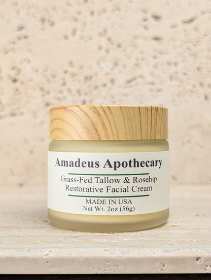 Grass-Fed Tallow & Rosehip Restorative Facial Cream